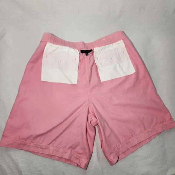 TALBOTS TALBOTS Gorpcore PINK Semi Elastic Waist Roll Leg Bermuda Short Size 16. - Picture 7 of 16